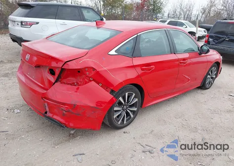 2022 Honda Civic Ex z USA, uszkodzony, nr VIN 2HGFE1F71NH325752